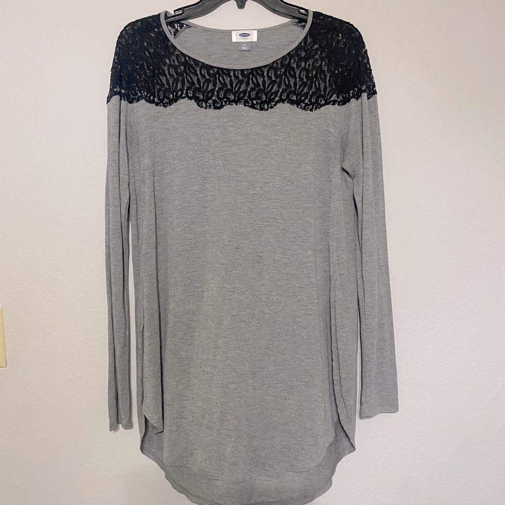 Long Gray Top